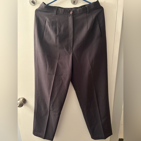 Charcoal grey vintage tailored trouser - Picture 1 of 5
